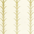 Schumacher Acanthus Stripe Sisal Filigree Wallpaper