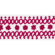 Schumacher Sunnyvale Tape Pink Trim