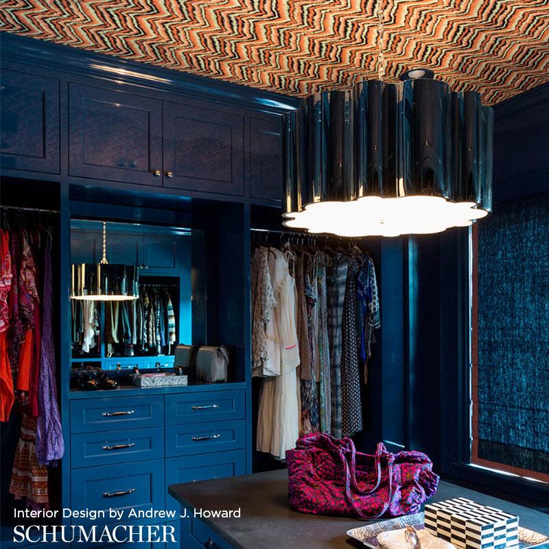 Schumacher Flame Sisal Zippity Doo Dah Wallpaper