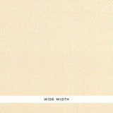 Schumacher Stud Stripe Ivory / Silver Wallpaper