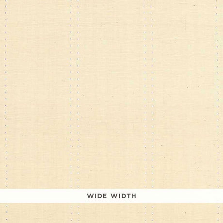 Schumacher Stud Stripe Ivory / Silver Wallpaper