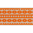 Schumacher Orange On Natural Talitha Tape