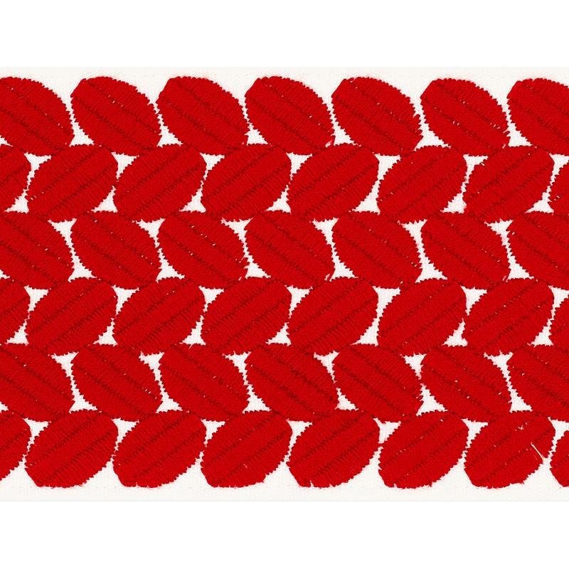 Schumacher Red Berkeley Tape Wide