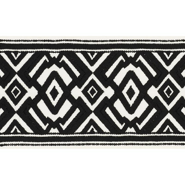 Schumacher Black On Ivory Avalon Tape