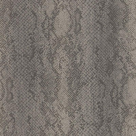 Schumacher Cody Snakeskin Smoke Wallpaper