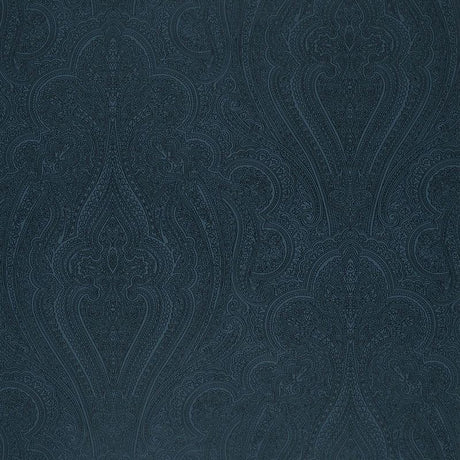 Schumacher Breckenridge Paisley Lapis Wallpaper