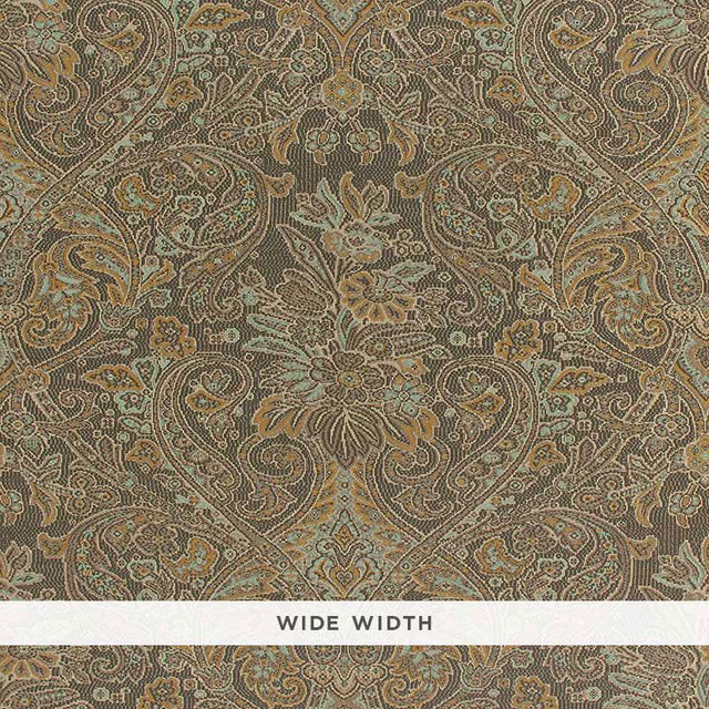 Schumacher Sinclair Paisley Java Wallpaper