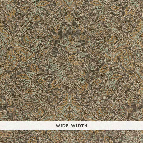 Schumacher Sinclair Paisley Java Wallpaper