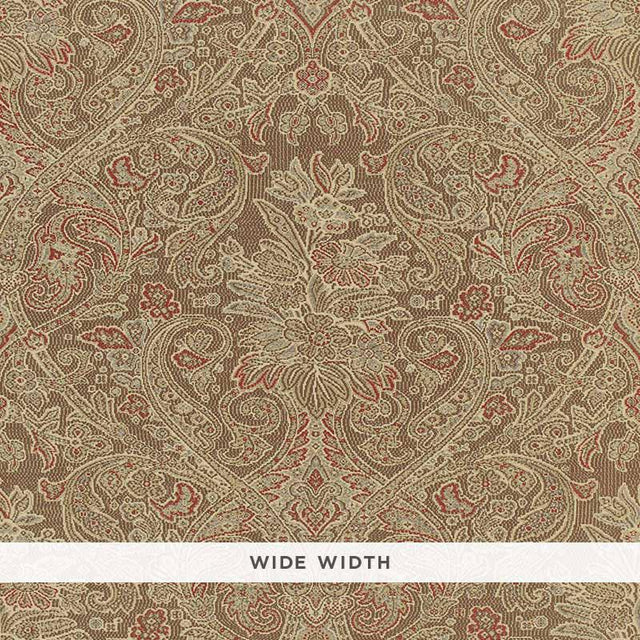 Schumacher Sinclair Paisley Vicuna Wallpaper
