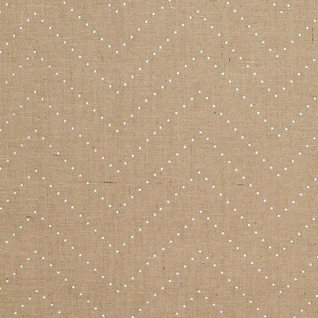 Schumacher Colton Chevron Natural / Silver Wallpaper