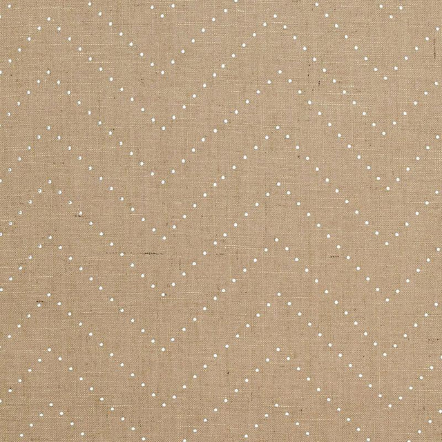 Schumacher Colton Chevron Natural / Silver Wallpaper
