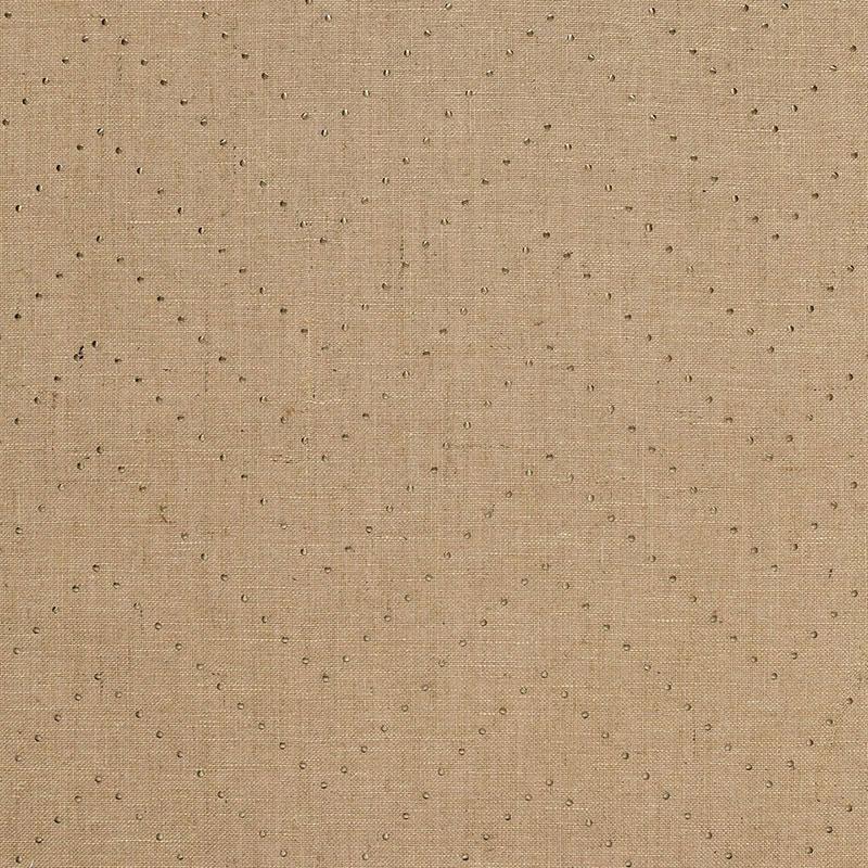 Schumacher Colton Chevron Natural / Bronze Wallpaper