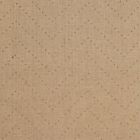 Schumacher Colton Chevron Natural / Bronze Wallpaper