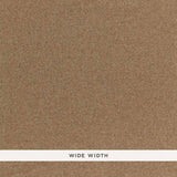 Schumacher Chester Wool Sidewall Tabac Wallpaper