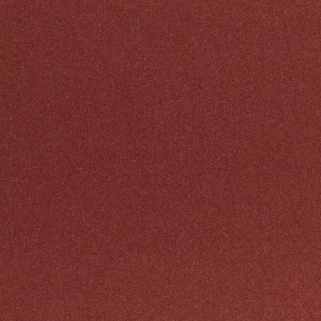 Schumacher Chester Wool Sidewall Carmine Wallpaper