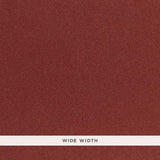 Schumacher Chester Wool Sidewall Carmine Wallpaper
