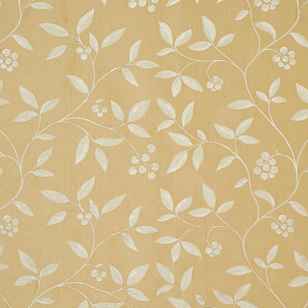 Schumacher Adelaide Embroidery Blonde Fabric
