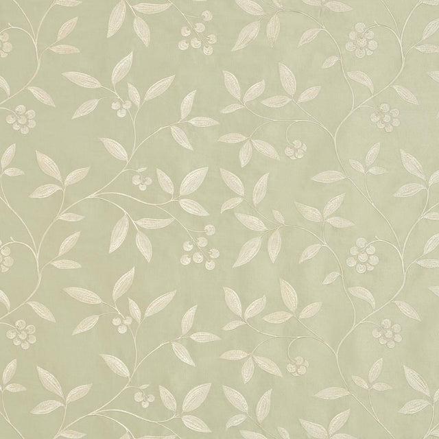 Schumacher Adelaide Embroidery Ciel Fabric