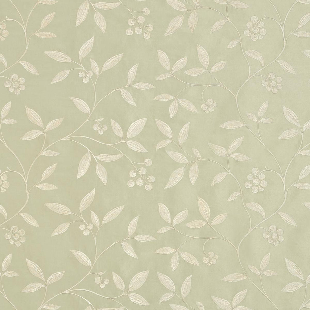 Schumacher Adelaide Embroidery Ciel Fabric
