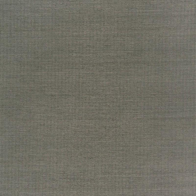 Schumacher Harshaw Pinstripe Sisal Smoke Wallpaper