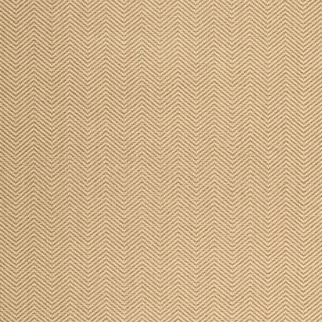 Schumacher Pearce Herringbone Tan Wallpaper