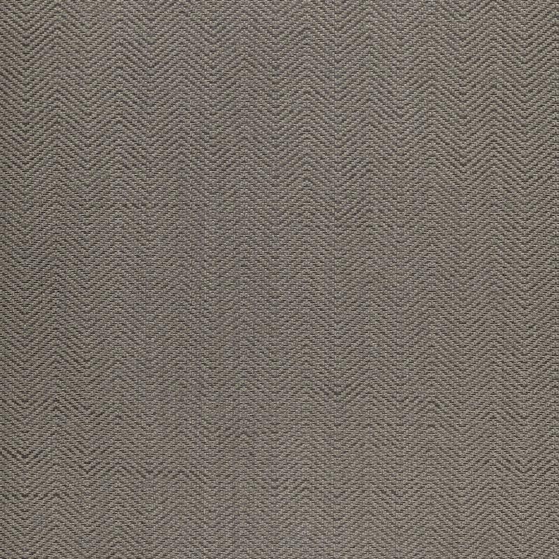 Schumacher Pearce Herringbone Smoke Wallpaper