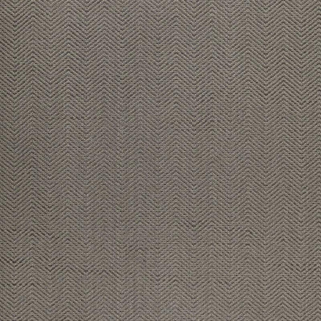 Schumacher Pearce Herringbone Smoke Wallpaper