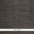 Schumacher Weston Raffia Weave Charcoal Wallpaper