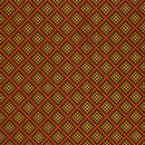 Schumacher Checkers Chocolate / Poppy Fabric