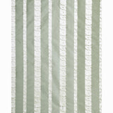 Schumacher Mandarin Silk Stripe Ocean Mist Fabric