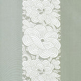 Schumacher Mandarin Silk Stripe Ocean Mist Fabric