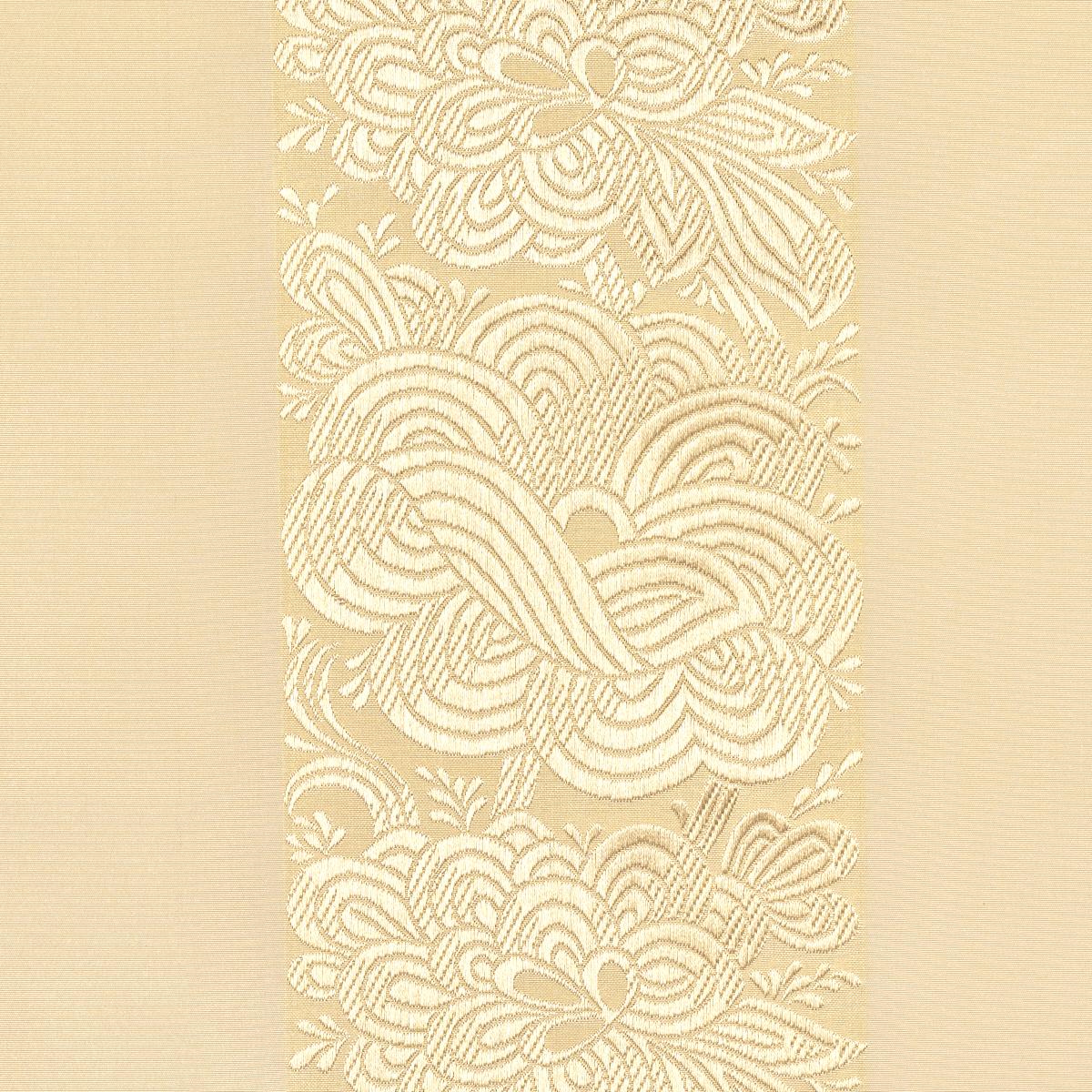 Schumacher Mandarin Silk Stripe Gold Dust Fabric