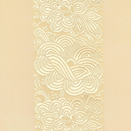 Schumacher Mandarin Silk Stripe Gold Dust Fabric