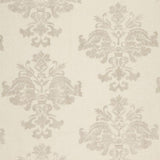Schumacher Margaux Linen Embroidery Winter White Fabric