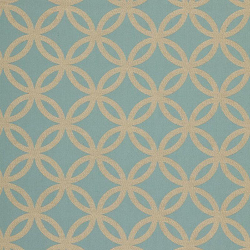Schumacher Circle Dance Azure Fabric