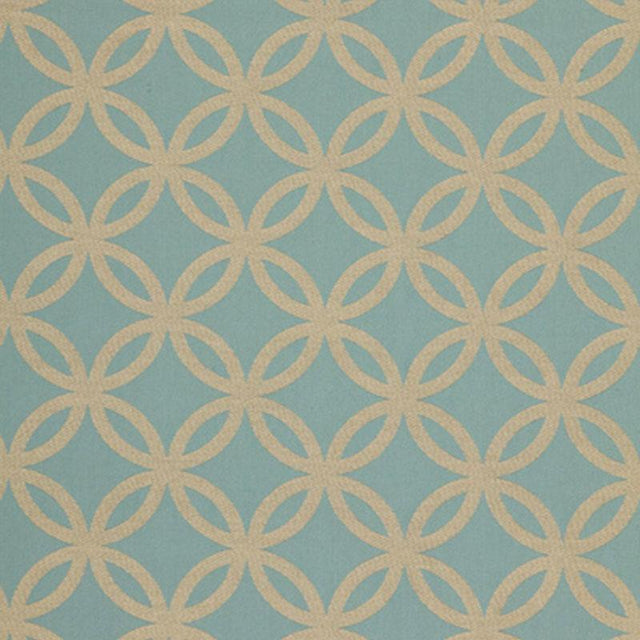 Schumacher Circle Dance Azure Fabric