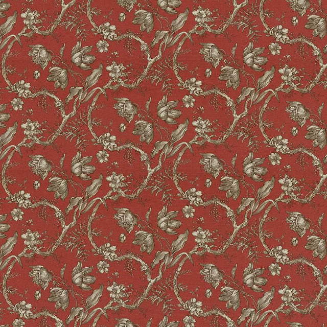 Kasmir Southwood Crimson Fabric