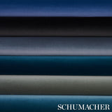 Schumacher Gainsborough Velvet Prussian Fabric