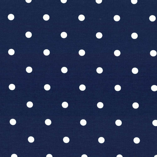 Kasmir Spit Spot Estate Blue Fabric