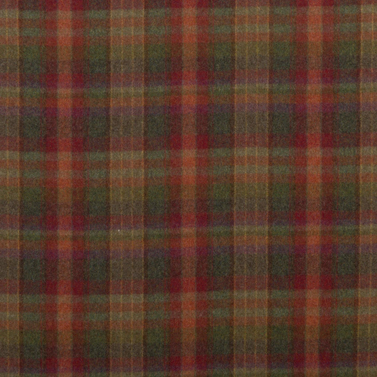 Mulberry COUNTRY PLAID RED/LOVAT/HEATHER Upholstery Fabric