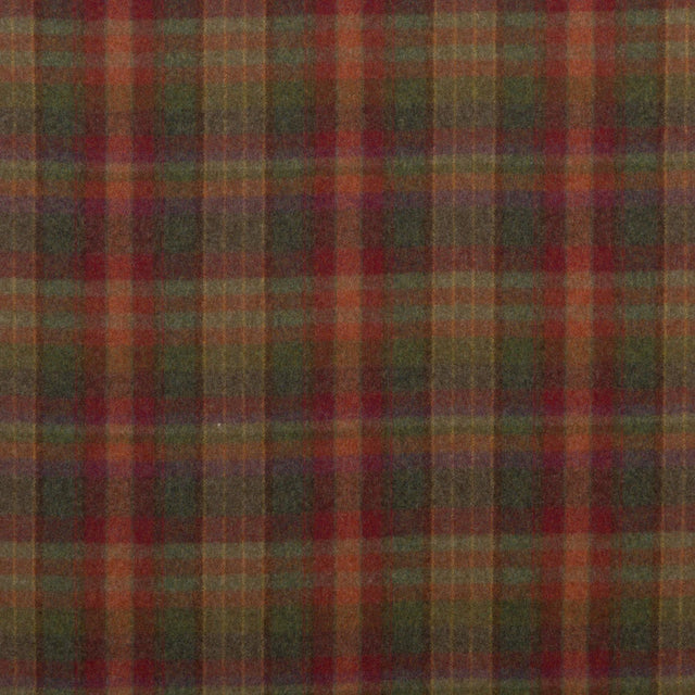 Mulberry COUNTRY PLAID RED/LOVAT/HEATHER Upholstery Fabric