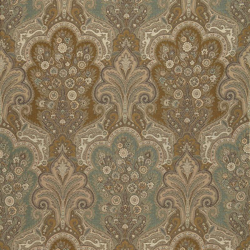 Schumacher New Castle Paisley Venetian Fabric