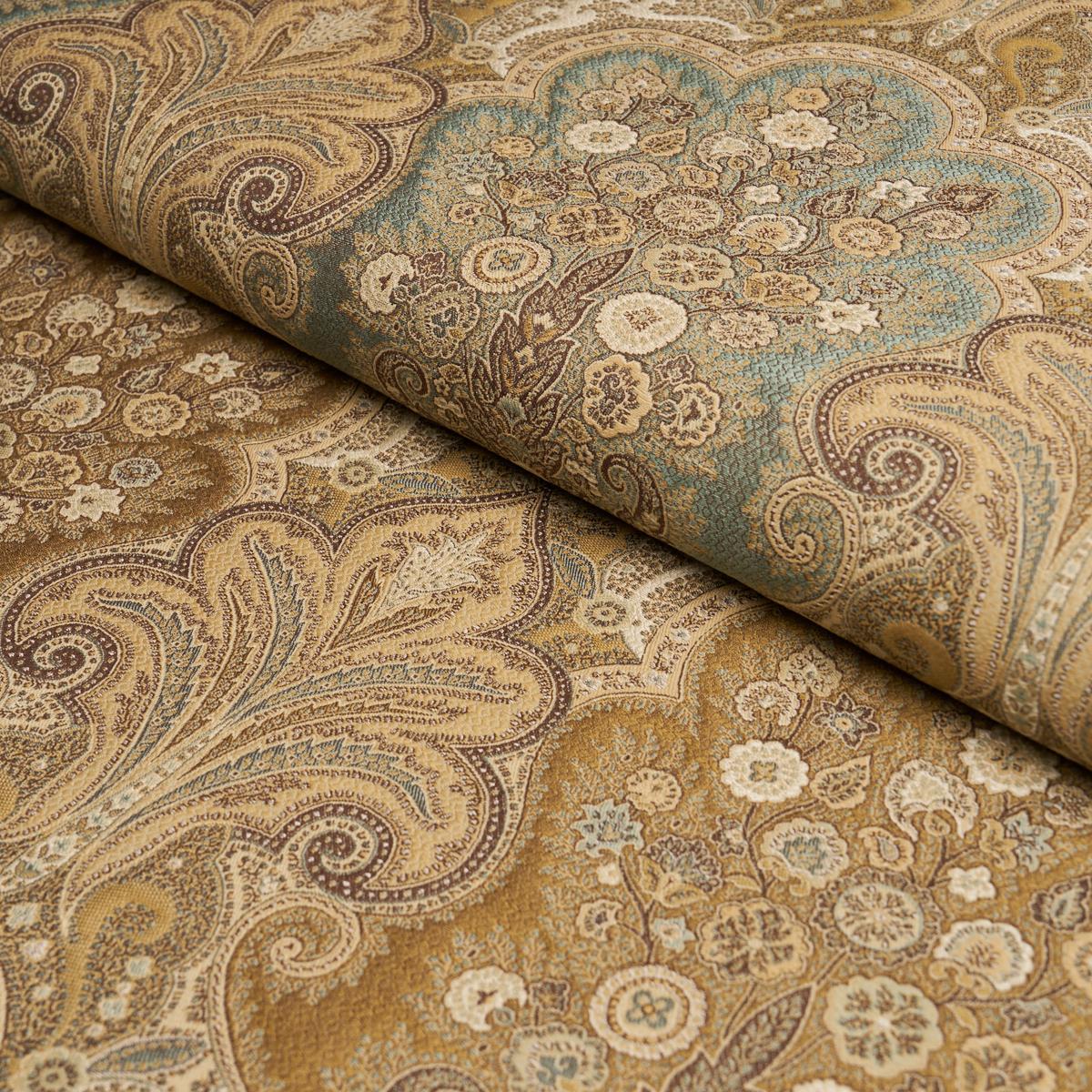 Schumacher New Castle Paisley Venetian Fabric