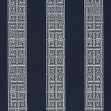 Schumacher Maiandros Weave Indigo Fabric
