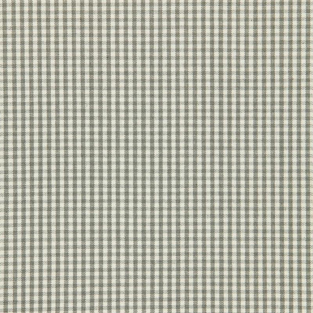 Schumacher Barnet Cotton Check Nickel Fabric