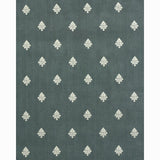 Schumacher Lorenzo Embroidery Midnight Fabric