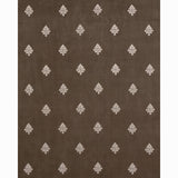 Schumacher Lorenzo Embroidery Coffee Bean Fabric