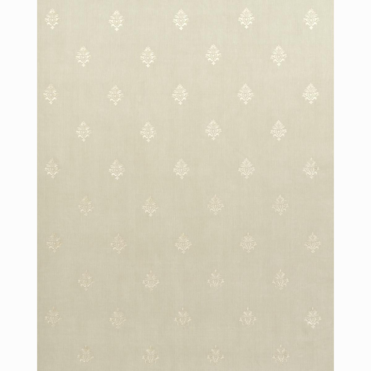 Schumacher Lorenzo Embroidery Natural Fabric
