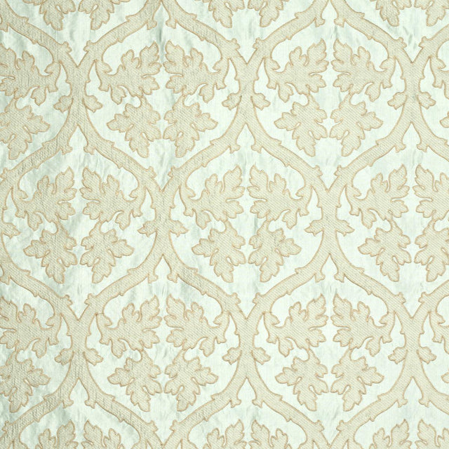 Schumacher Ravenna Embroidery Mineral Fabric