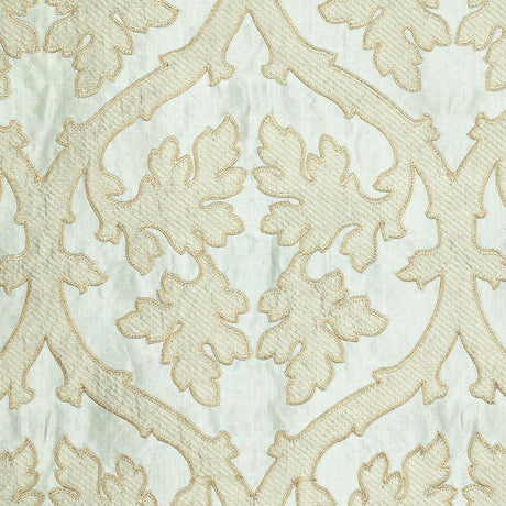 Schumacher Ravenna Embroidery Mineral Fabric